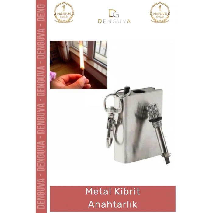 #Anahtarlık Paslanmaz Rüzgara Dayanıklı Doldurulabilir Kompakt Kamp Outdoor Metal Kibrit Anahtarlık