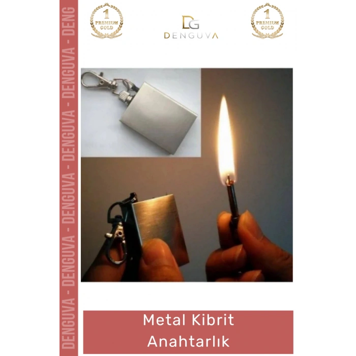 #Anahtarlık Paslanmaz Rüzgara Dayanıklı Doldurulabilir Kompakt Kamp Outdoor Metal Kibrit Anahtarlık
