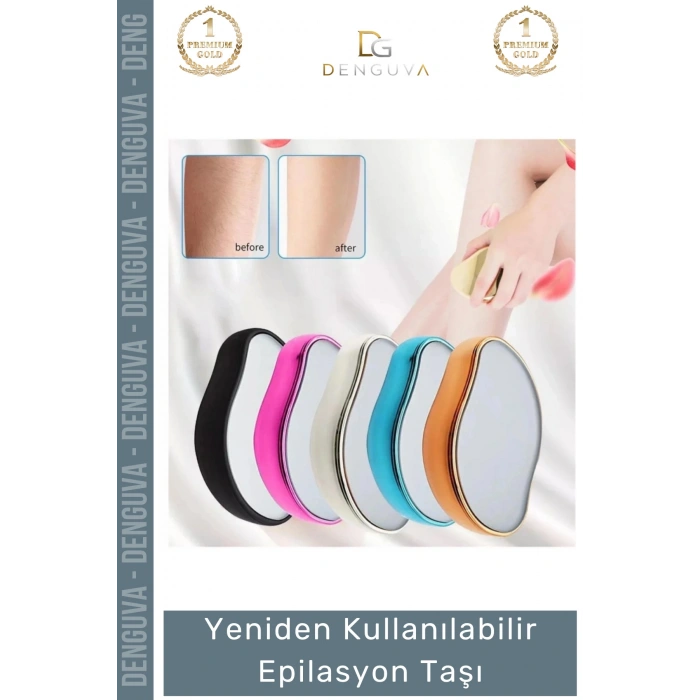 #EpilasyonTaşı Nano Kristal Acısız Tüy Alıcı Peeling Etkili Yeniden Kullanılabilir Epilasyon Taşı