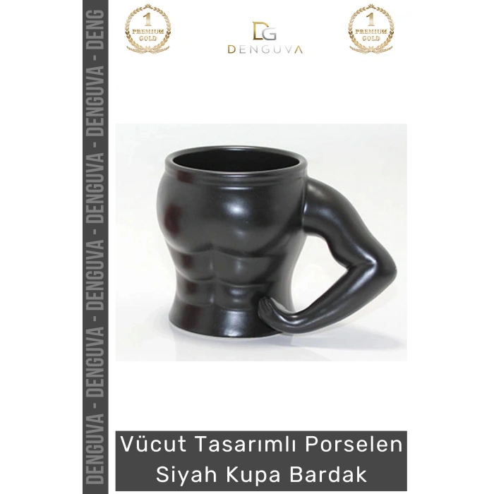 #Bardak Vücut Tasarım Ergonomik Modern Kaliteli Dayanıklı Kahve Çay Porselen Siyah Kupa Bardak