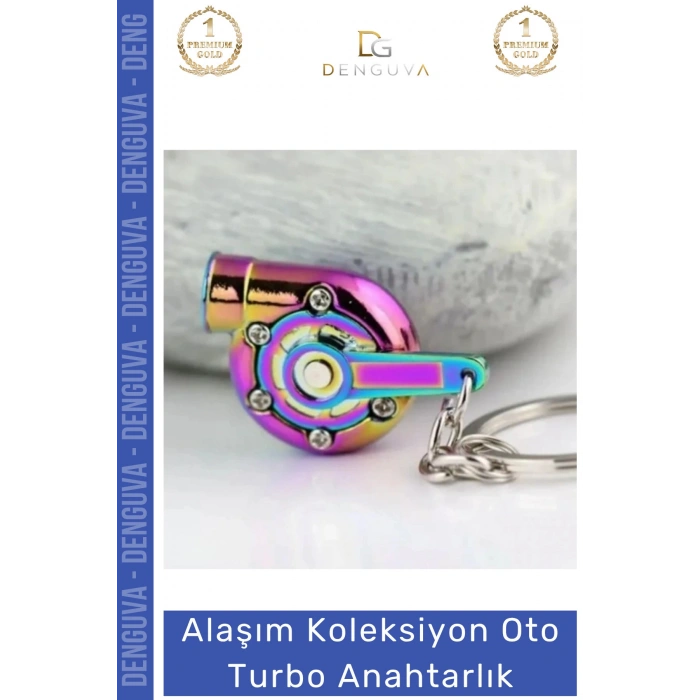 #Anahtarlık Metal Alaşım Araba Tutkunları Şık Tasarım Hediye Aksesuar Dayanıklı Oto Turbo Anahtarlık