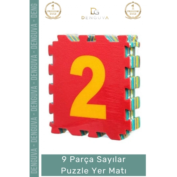 #Puzzle 9 Parça Eğitici Yumuşak Eva Rakamlı Çocuk Oyun Alanı Koruyucu Sayılar Puzzle Yer Matı