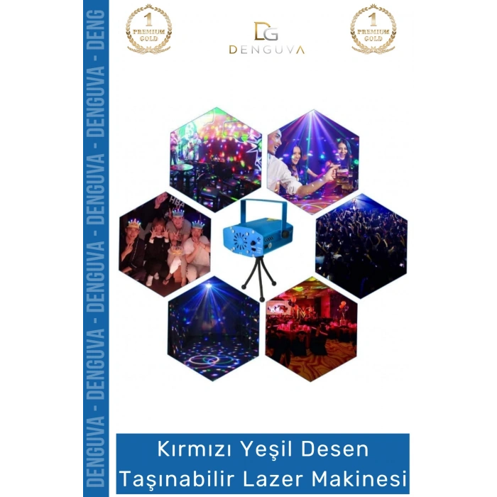 #LazerMakinesi Profesyonel Sahne Işık Sistemi Kırmızı Yeşil Efektli Desen Taşınabilir Lazer Makinesi