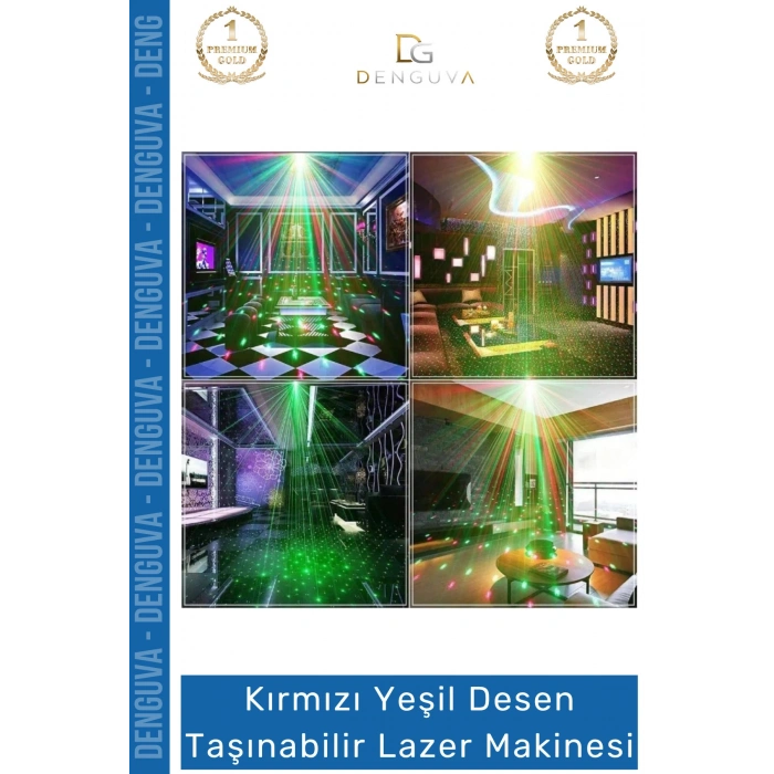 #LazerMakinesi Profesyonel Sahne Işık Sistemi Kırmızı Yeşil Efektli Desen Taşınabilir Lazer Makinesi