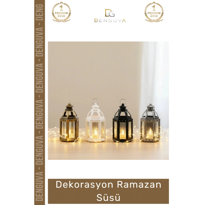 #RamazanSüsü Kaligrafi Gold Ramadan Mubarak Dekoratif Altın Rengi Lüks Tasarım Manevi Huzur Ramazan Süsü