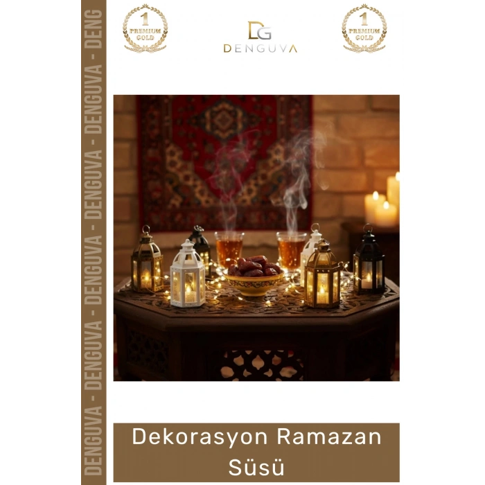 #RamazanSüsü Kaligrafi Gold Ramadan Mubarak Dekoratif Altın Rengi Lüks Tasarım Manevi Huzur Ramazan Süsü