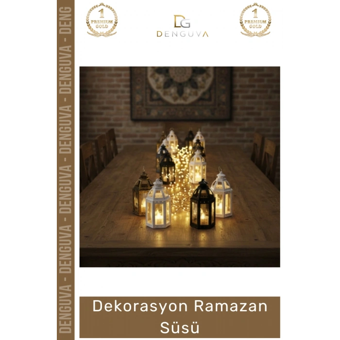 #RamazanSüsü Kaligrafi Gold Ramadan Mubarak Dekoratif Altın Rengi Lüks Tasarım Manevi Huzur Ramazan Süsü