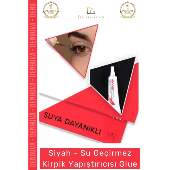 #KirpikYapıştırıcı Su Geçirmez Profesyonel Güçlü Kalıcı Dayanıklı Kirpik Yapıştırıcısı Glue Siyah Renk