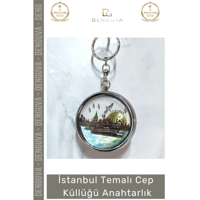 #Anahtarlık İstanbul Şehir Tasarımlı Metal Taşınabilir Kompakt Hediye Temalı Cep Küllüğü Anahtarlık