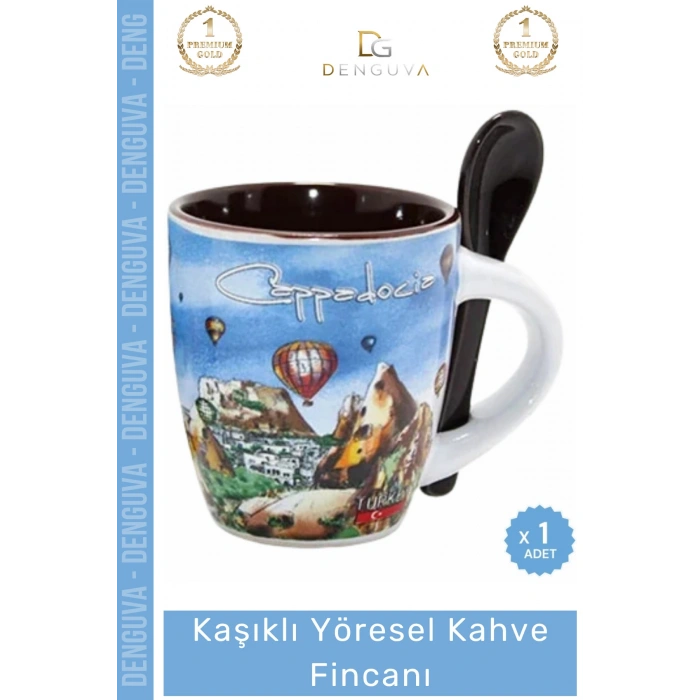 #Fincan Kaşıklı Porselen Türk Kahvesi Tasarım Zarif Motifli Kaliteli Yöresel Kahve Fincanı Tekli