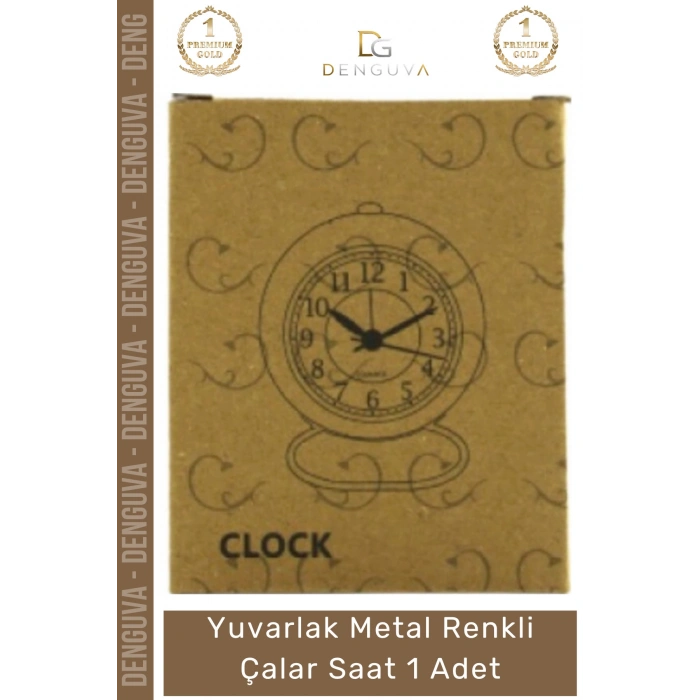#Saat Modern Tasarım Estetik Minimalist Masa Saati Kaliteli Yuvarlak Metal Renkli Çalar Saat