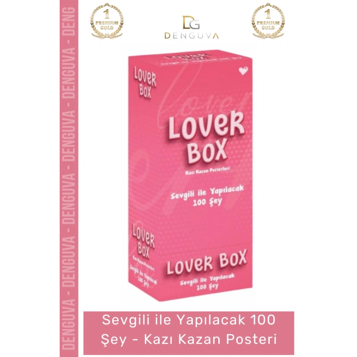 #Poster Romantik Sevgililer Günü Hediyesi Tablo Sevgili Yapılacak 100 Şey Kazı Kazan Posteri