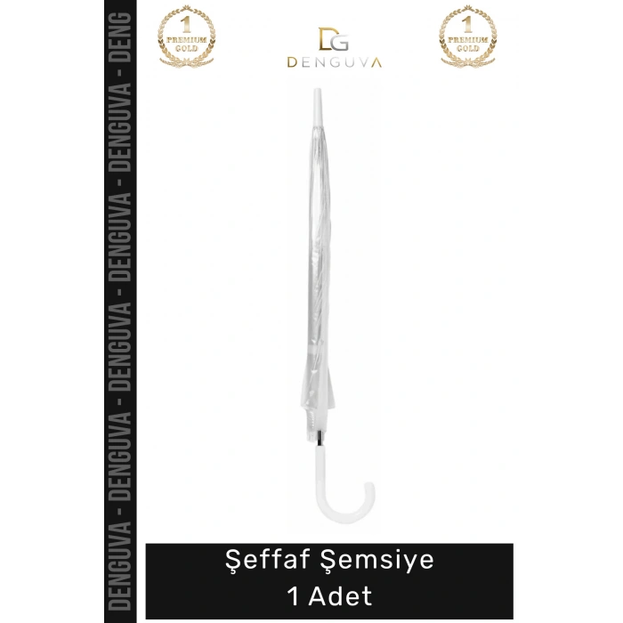 #Şemsiye Modern Dayanıklı Fiber Glas Otomatik Mekanizma Su Geçirmez POE Gövde Lüks Şeffaf Şemsiye