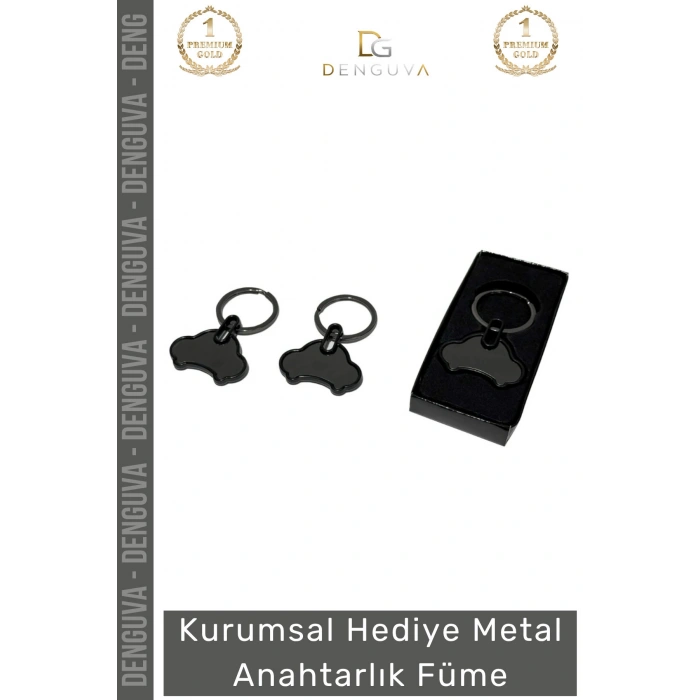 #Anahtarlık Modern Estetik Dayanıklı Materyal Şık Prestijli Lazer Baskı Hediye Metal Anahtarlık Füme