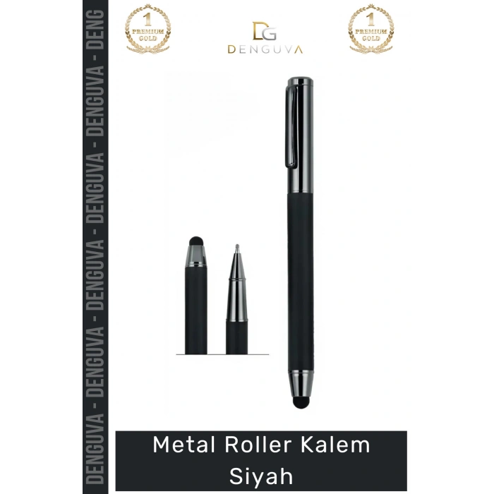 #Kalem Lüks Kurumsal Hediye Prestijli Tasarım Ergonomik Kaliteli İmza Metal Roller Kalem Siyah