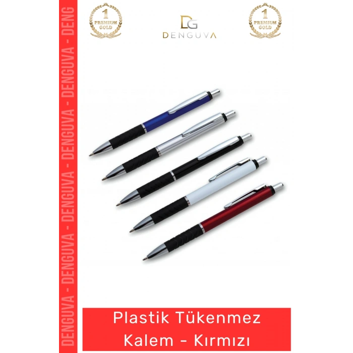 #Kalem Promosyon Logolu Kaliteli Kurumsal Ofis Şık Baskılı Eko Plastik Tükenmez Kalem Kırmızı