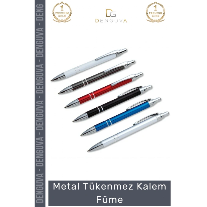 #Kalem Lüks Prestijli Kurumsal Hediyelik Mat Gövde Tasarım Ergonomik Metal Tükenmez Kalem Füme