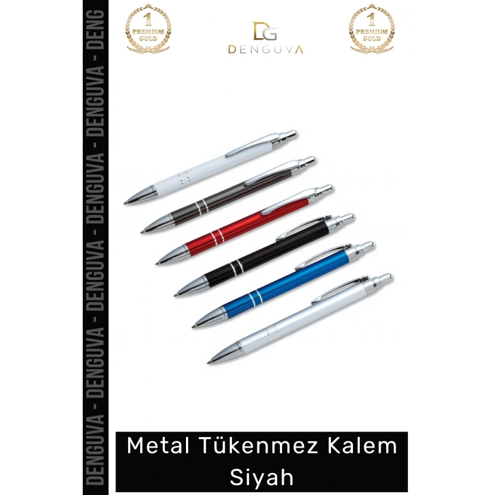 #Kalem Mat Şık Tasarım Kurumsal Hediye Prestijli Ergonomik Dayanıklı Metal Tükenmez Kalem Siyah