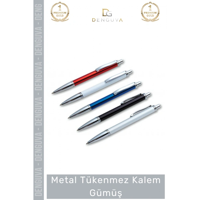 #Kalem Gümüş Profesyonel Kurumsal Hediye Prestij Şık Ofis Tasarım Dayanıklı Metal Tükenmez Kalem