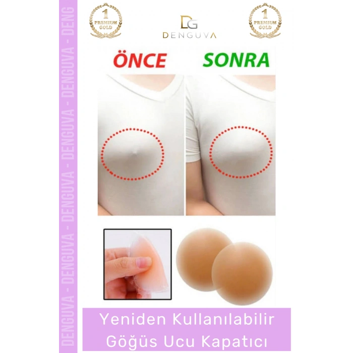 #GöğüsKapatıcı İnce Silikon Ten Rengi Yapışkanlı Yıkanabilir Görünmez Su Geçirmez Göğüs Ucu Kapatıcı