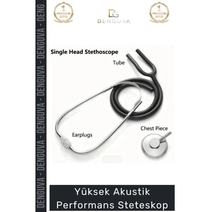 #Steteskop Profesyonel Sağlık Kardiyoloji Paslanmaz Çelik Hassas Ses Akustik Steteskop