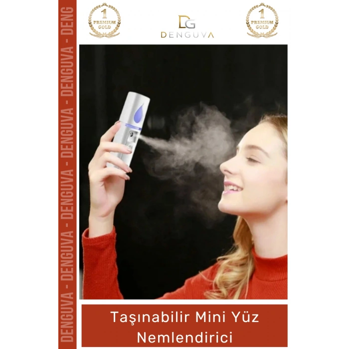 #Nemlendirici Profesyonel Nanometre USB Şarjlı Kalp Tasarım Taşınabilir Mini Yüz Nemlendirici