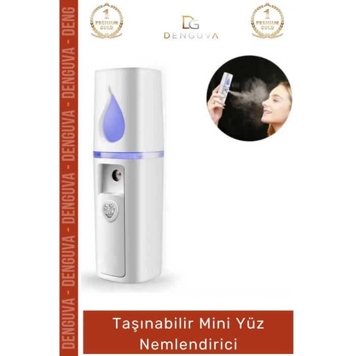 #Nemlendirici Profesyonel Nanometre USB Şarjlı Kalp Tasarım Taşınabilir Mini Yüz Nemlendirici