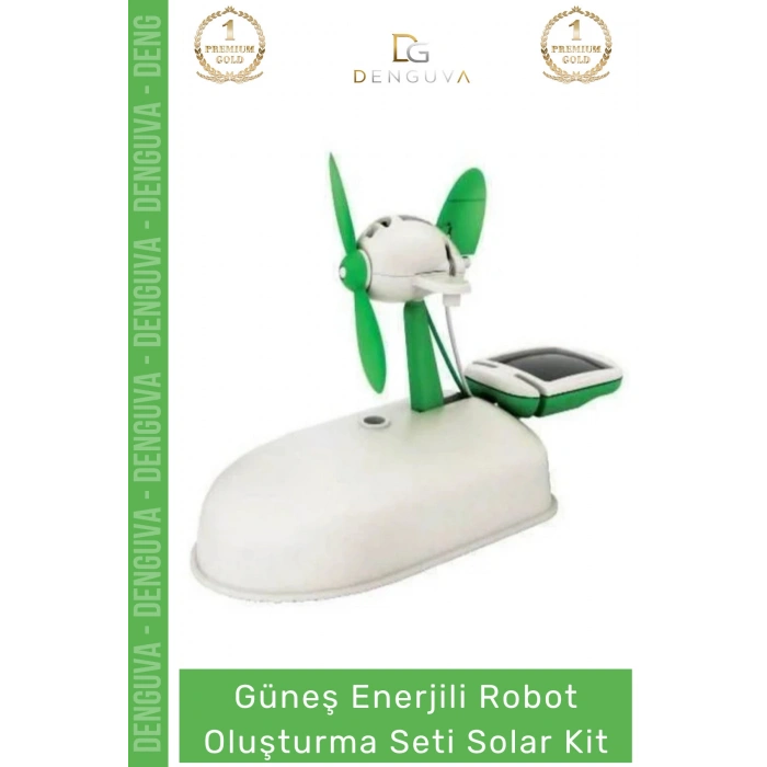 #SolarSet STEM Eğitici Robotik Hobi Fen Set Güneş Enerjili Robot Oluşturma Seti Solar Kit 6 in 1