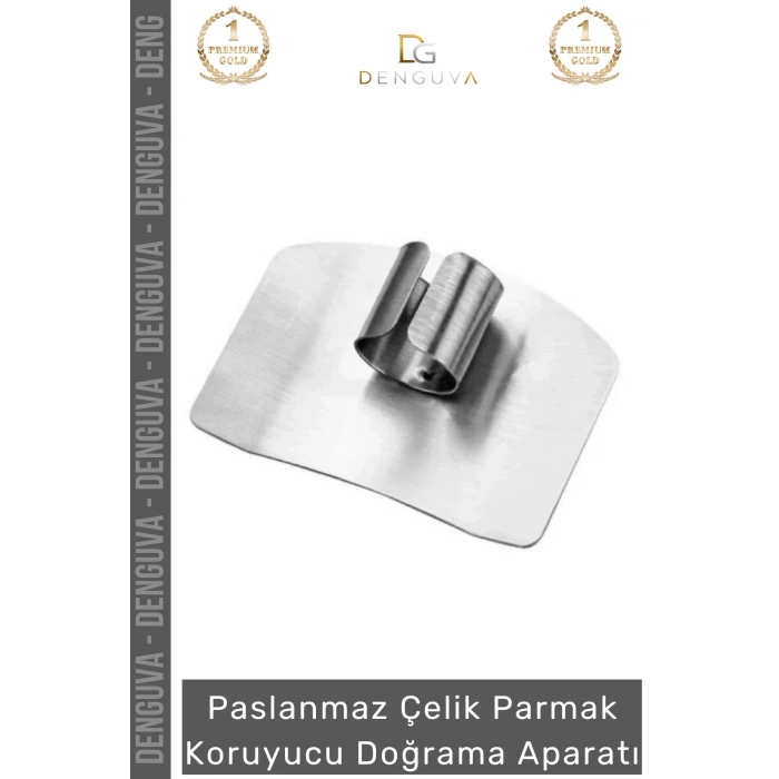 #ParmakKoruyucu Şef Paslanmaz Çelik Kesim Emniyetli Pratik Parmak Koruyucu Doğrama Güvenlik Aparatı