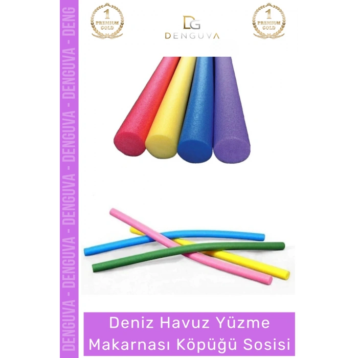 #YüzmeKöpüğü Pratik Katlanabilir Havuz Yüzme Makarnası Köpüğü Sosisi - 4 Adet
