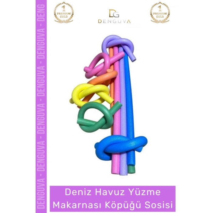 #YüzmeKöpüğü Pratik Katlanabilir Havuz Yüzme Makarnası Köpüğü Sosisi - 4 Adet