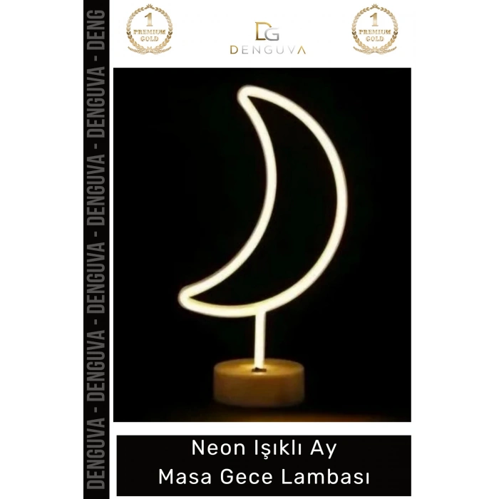 #GeceLambası Modern Neon Led Dekoratif Estetik Şık Aydınlatma Ofis Çocuk Odası Komodin Masa Gece Lambası