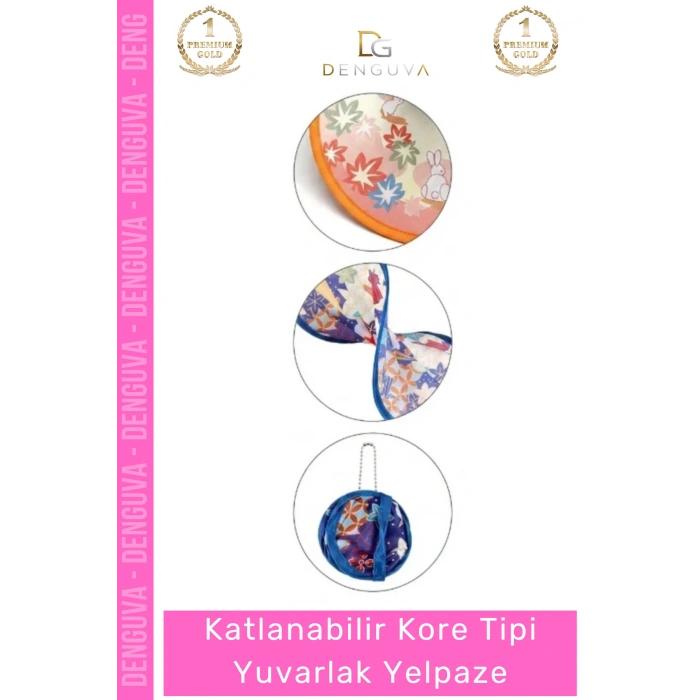 #Yelpaze Katlanabilir Esnek Portatif Modern Kore Tipi Şık Yazlık Yelpaze Çanta Boy Hafif Tasarım