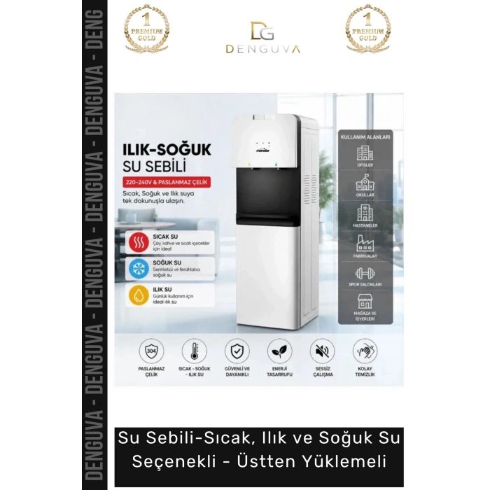 #SuSebili Su Sebili Sıcak Soğuk Ilık Paslanmaz Çelik Depolu Kompresörlü Ofis Seçenekli Üstten Yüklemeli