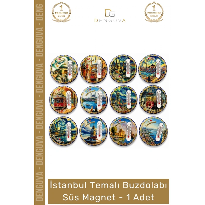 #Magnet İstanbul Tarihi Silüet Dekoratif Turistik Hediyelik Şehir Temalı Buzdolabı Süsü Magnet