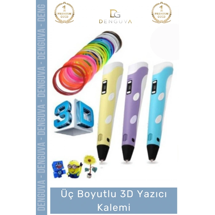 #Kalem Sağlıklı Güvenli PLA ABS Filament Hobi Profesyonel Tasarımcı Üç Boyutlu Çizim Yazıcı Kalemi