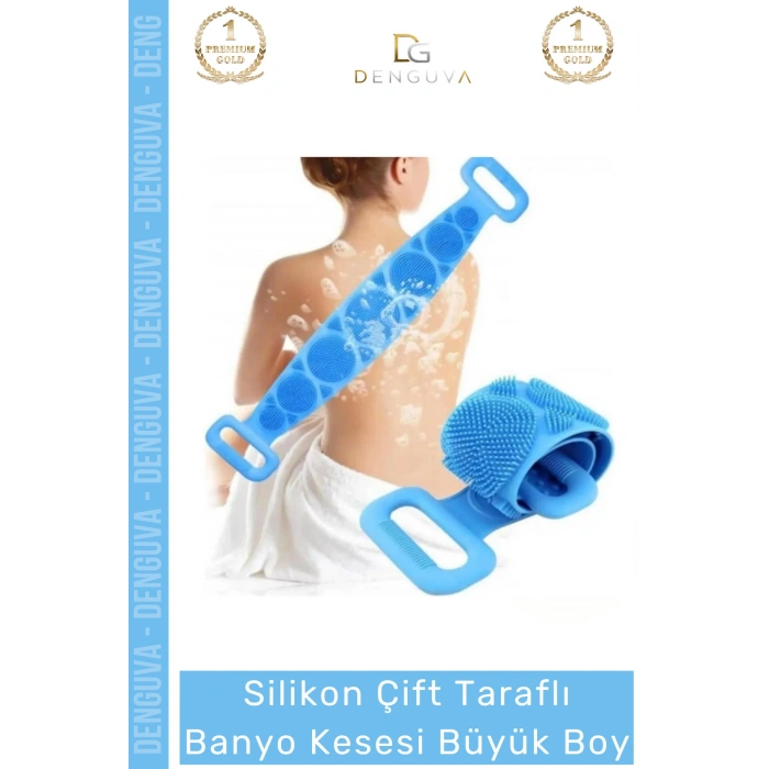 #BanyoKesesi Peeling Etkili Sırt Masajı Arındırıcı Dokulu Pratik Çift Taraflı Banyo Kesesi Büyük Boy