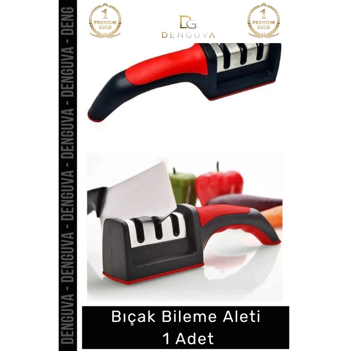 #BilemeAleti Profesyonel Mutfak Makası Bileyici 3 Açılı Elmas Uçlu Ergonomik Kolay Bıçak Bileme Aleti