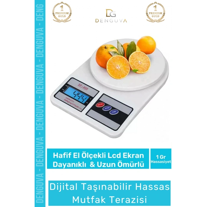 #Terazi 10kg Kapasite Dijital Lcd Ekranlı Sayma Fonksiyonlu Dara Modlu Hassas Mutfak Terazisi