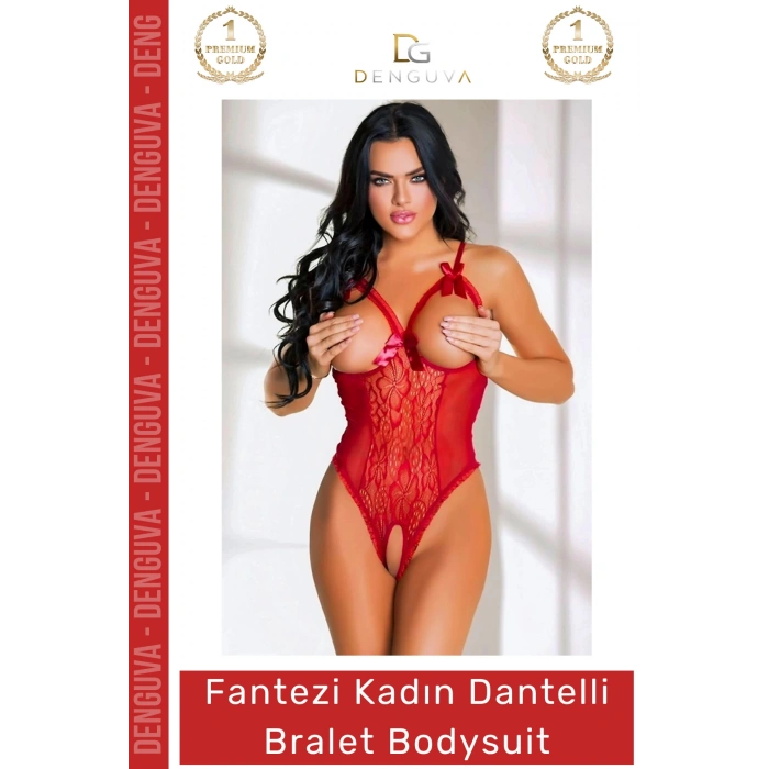 #Bodysuit Fantezi Likralı Tül Kumaş Esnek Şık Tasarım Gecelik Modeli Kadın Dantelli Bralet Bodysuit