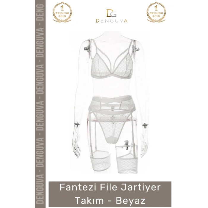 #JartiyerTakım Şık Seksi Dantel Detaylı Esnek Konforlu Kalite İç Giyim Fantezi File Jartiyer Takım