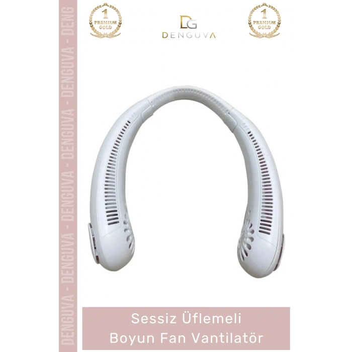 #BoyunFanı Taşınabilir Sessiz Şarjlı USB Mini Güçlü Giyilebilir Soğutucu Üflemeli Boyun Vantilatör