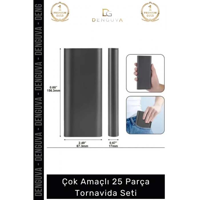 #TornavidaSeti Hassas Onarım Tamir Telefon Gözlük Saat Kamera Ekipman Kutulu 25 Parça Tornavida Seti