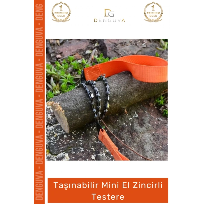 #Testere Taşınabilir Kamp Doğa Yürüyüşü Avcılık Çelik Kesim Kompakt Mini El Zincirli Testere