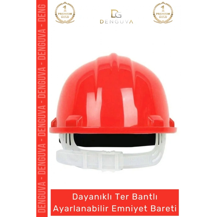 #Baret Essafe CE Belgeli EN397 İş Güvenliği Ayarlanabilir Havalandırmalı Kırmızı Emniyet Bareti