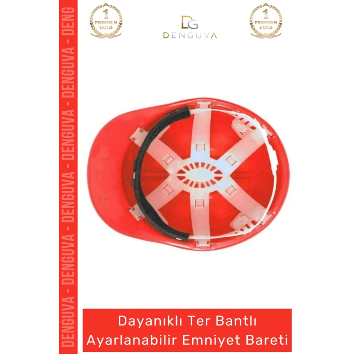 #Baret Essafe CE Belgeli EN397 İş Güvenliği Ayarlanabilir Havalandırmalı Kırmızı Emniyet Bareti