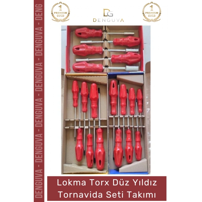 #TornavidaSeti Profesyonel Dayanıklı Çok Amaçlı Tamir Tadilat Lokma Torx Düz Yıldız Tornavida Seti Takımı
