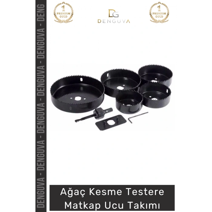 #MatkapUcu Profesyonel Metal Ahşap MDF Plastik Alüminyum Panç Seti 8 Parça Tavan Kesme Matkap Ucu Takımı