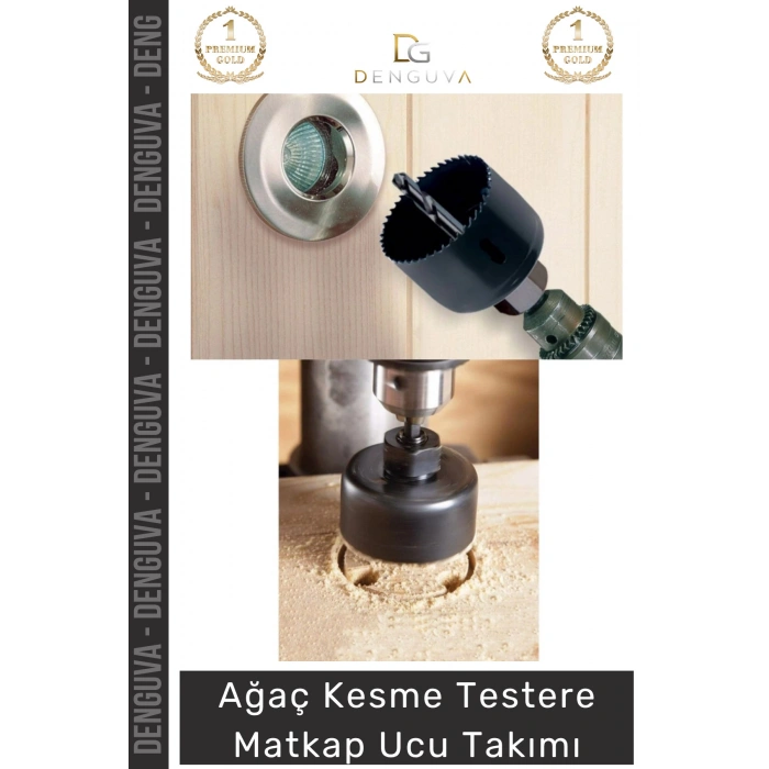#MatkapUcu Profesyonel Metal Ahşap MDF Plastik Alüminyum Panç Seti 8 Parça Tavan Kesme Matkap Ucu Takımı