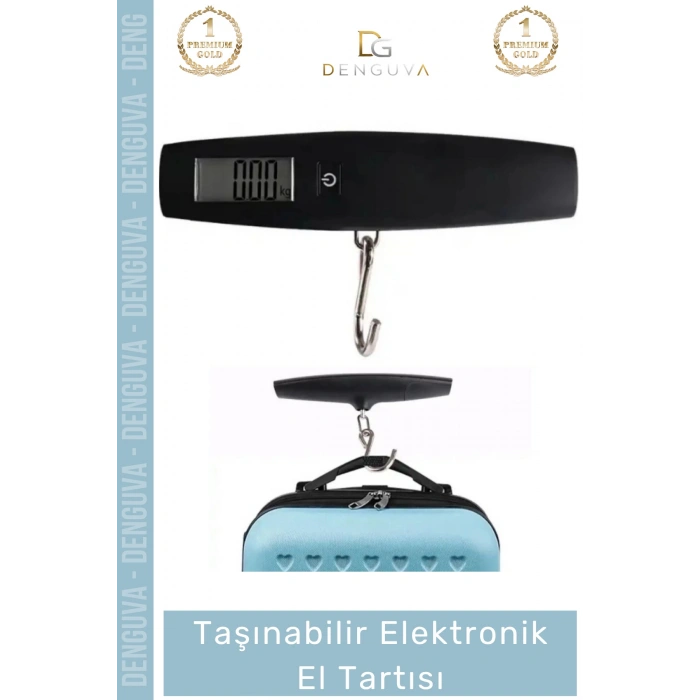 #BagajTartısı Taşınabilir Elektronik El Tartısı Hassas Ölçüm Dijital Kargo Bagaj Tartısı Max 50 Kg